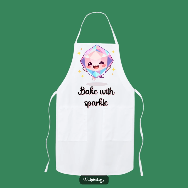 Funny Gem Bounce Apron: Cook with Sparkle, a Kitchen Funny Gift
