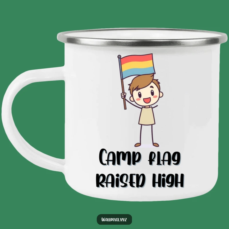 Adventure Ready Funny Stick Figure Camping Mug: Your Cheerful Companion