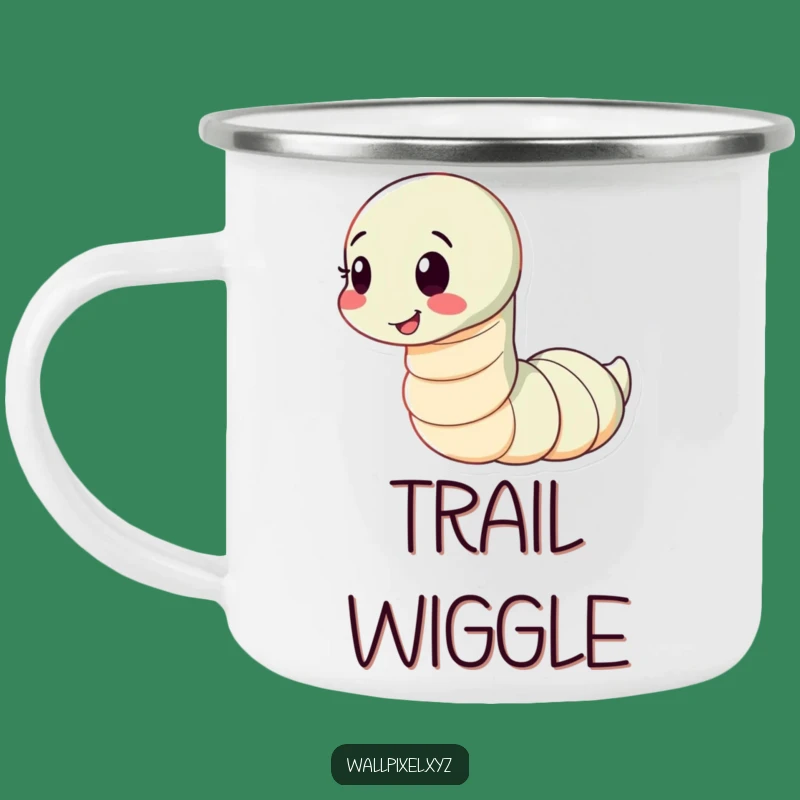 Funny Worm Camping Mug: Adventure and Playfulness with This Happy Character Cup
