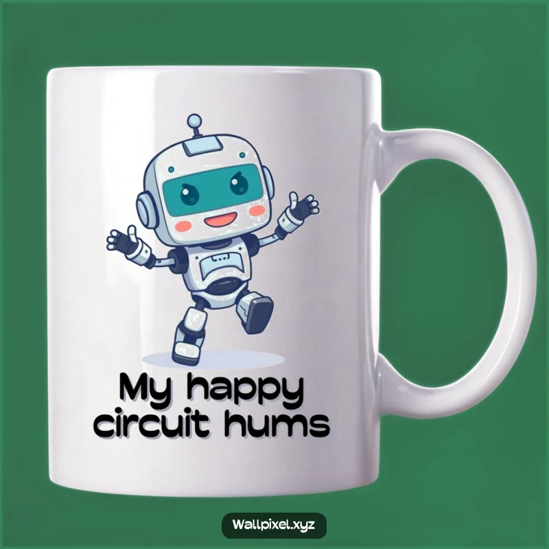 Funny Pixel Robot Dance Mug: A Hilarious Gift for Clumsy Movers