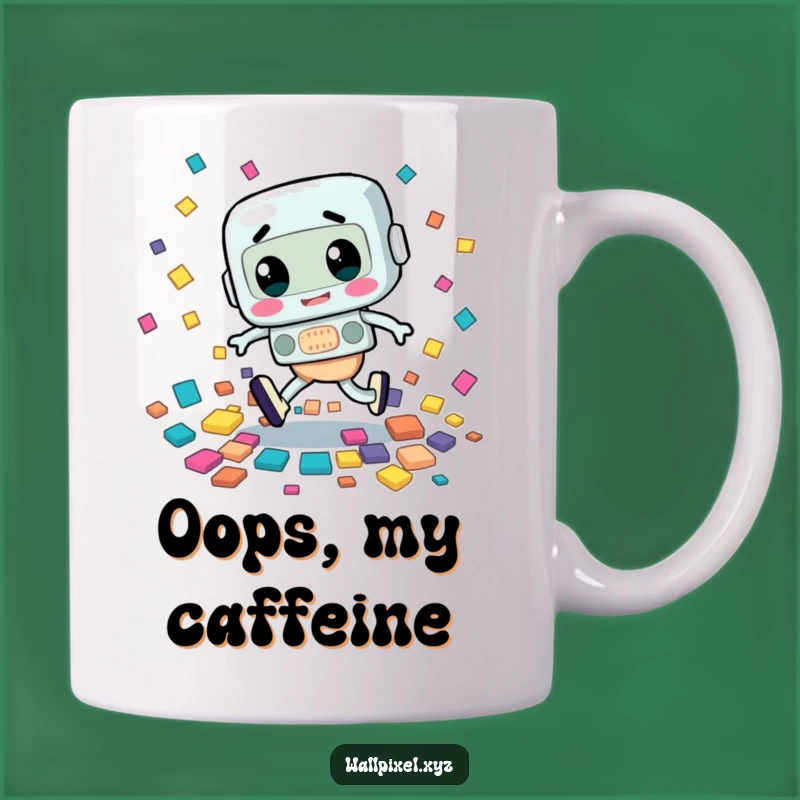 Funny Retro Tripping Character Mug: Embrace the Oops with Hilarious Style!