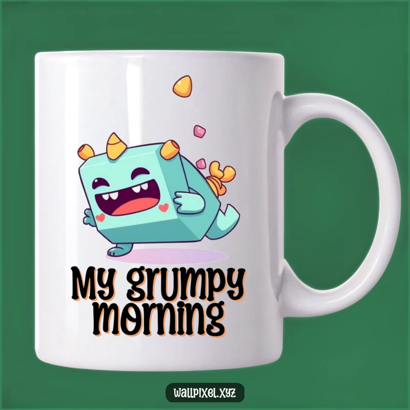 Funny Monster Tumble Mug - Goofy Face Gag Gift