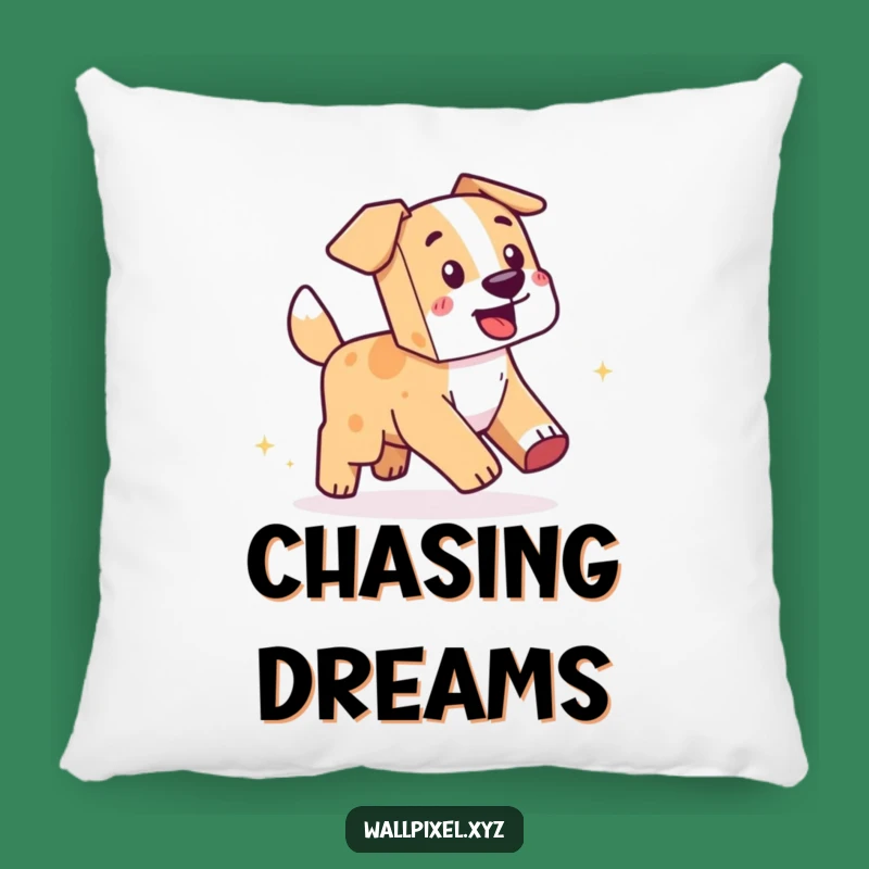 Funny Pixel Dog Pillow: Cozy and Hilarious Decor for Your Space