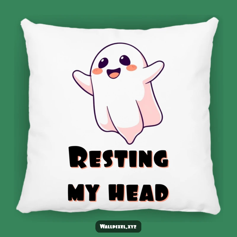 Funny Spooky Laughter Pillow: Rest Your Head on This Upside Down Ghost