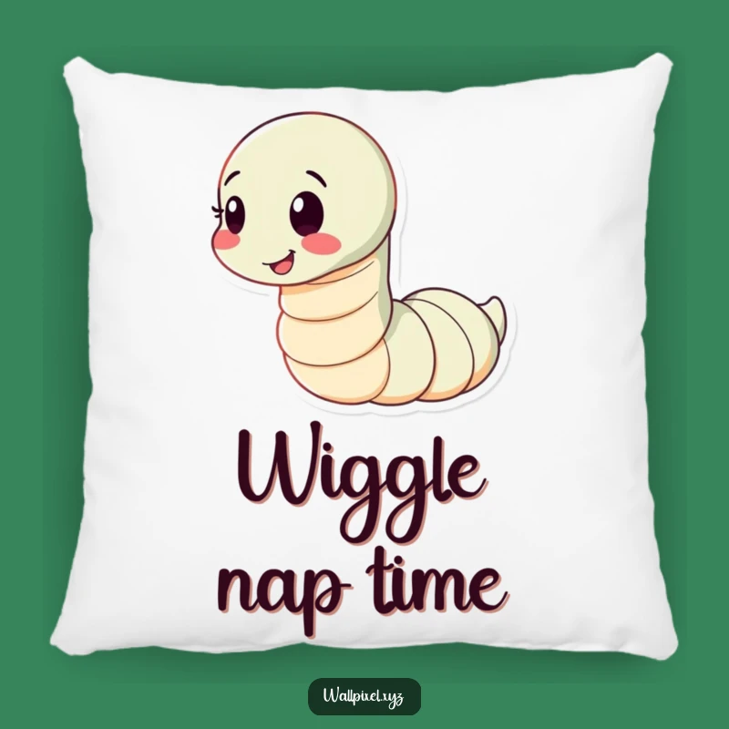 Funny Worm Pillow: Cozy Up with Playful Character Comfort
