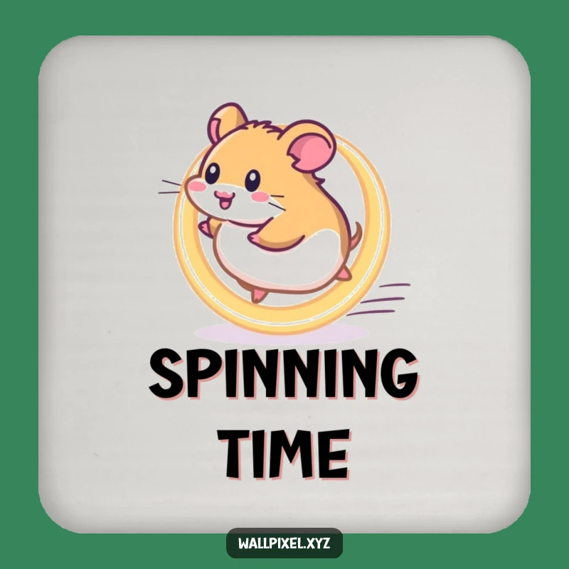 Funny Pixel Hamster Wheel Coaster, Protecting Surfaces with Drive
