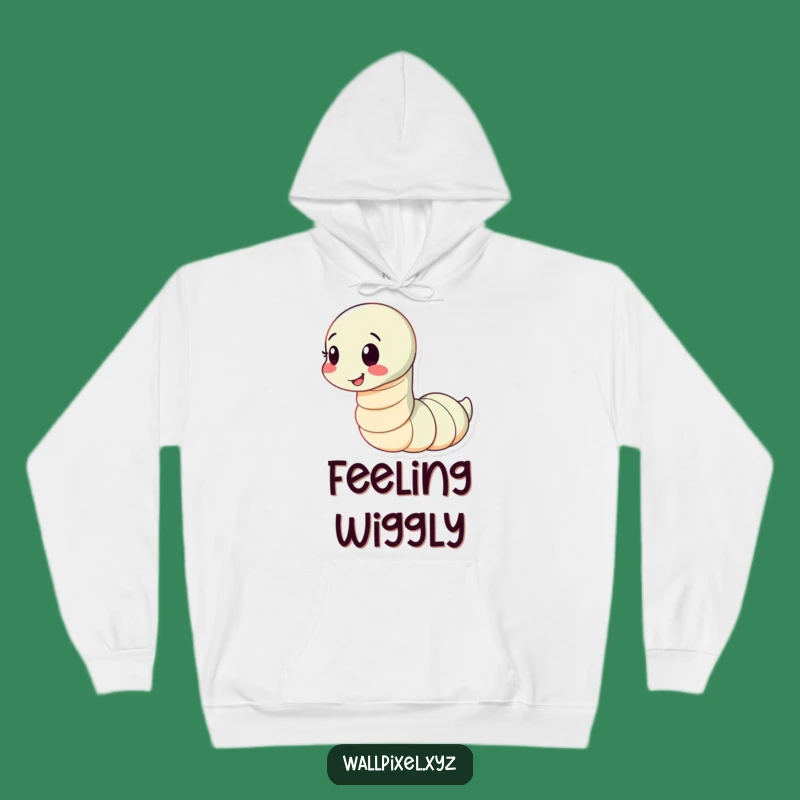 Funny Worm Hoodie: Stay Cozy and Cheerful with This Playful Character Gear