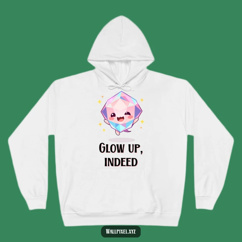 Funny Gem Bounce Hoodie: Cozy Sparkle Wear, Your New Favorite Funny Gift
