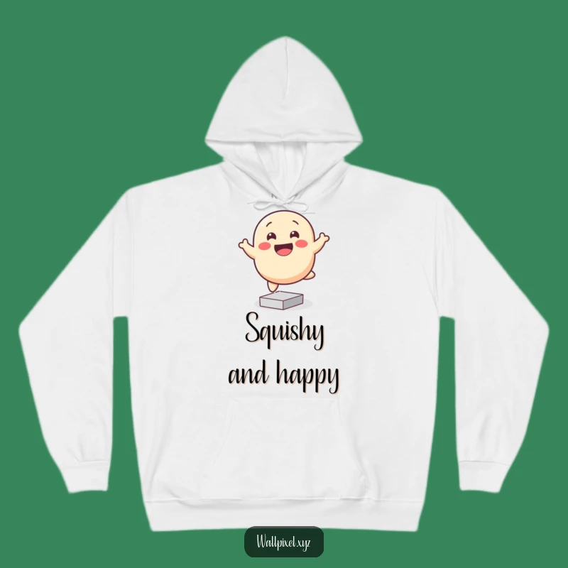 Funny Pixel Blob Hoodie: Cozy Bounce for Comfort and Fun Gift