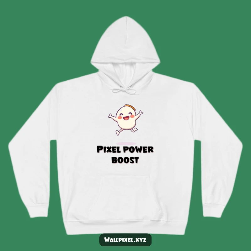Funny Pixel Pie Hoodie - Cozy Gaming & Sweet Treat Gear