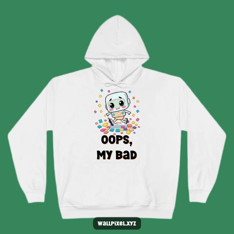 Funny Retro Tripping Character Hoodie: Stay Cozy While Embracing the Oops!