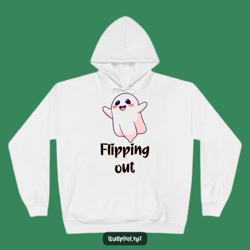 Funny Spooky Boo Hoodie: Cozy Up with This Upside Down Ghost's Laugh