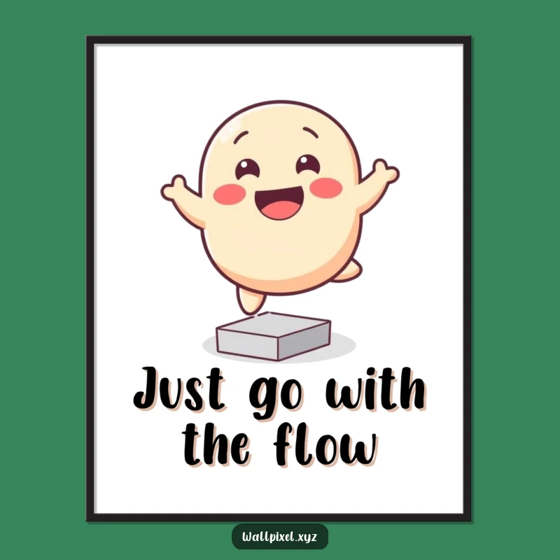 Free Printable Blob Wall Art: Funny Downloadable Abstract Pixel Decor