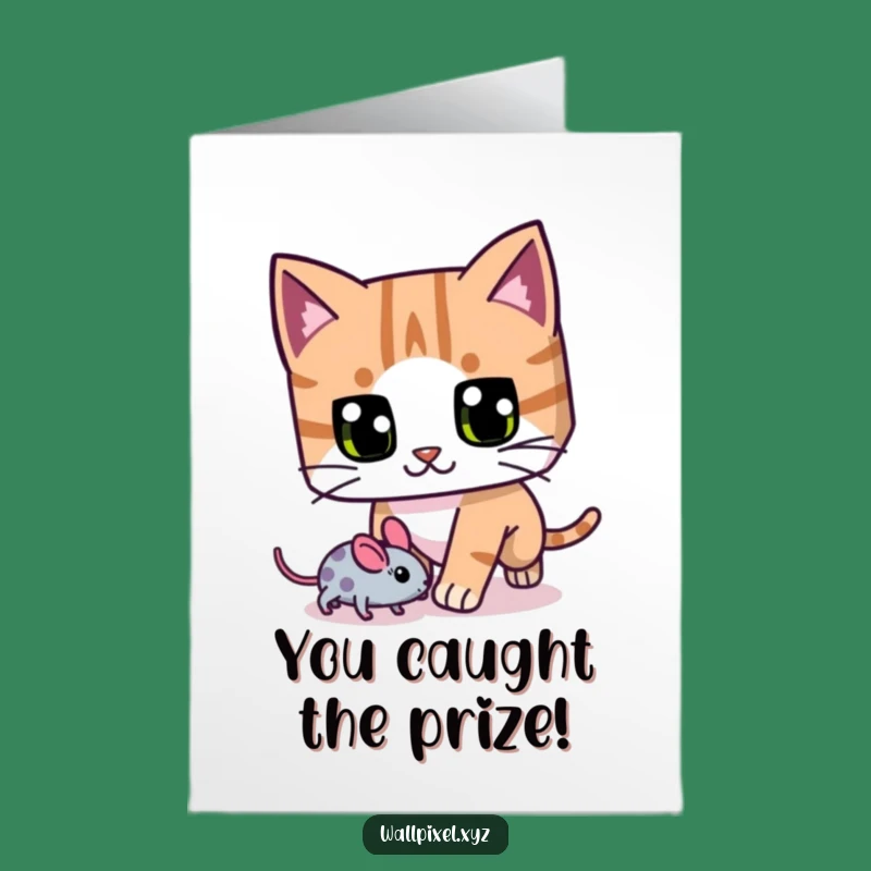 Free Printable Cat Congrats Card: Hilarious Downloadable Playful Gift