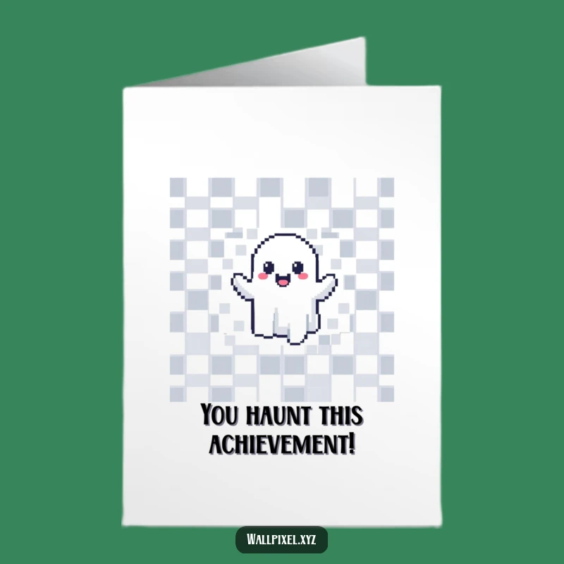 Free Printable Ghost Congrats Card: Hilarious Downloadable Achievement Art