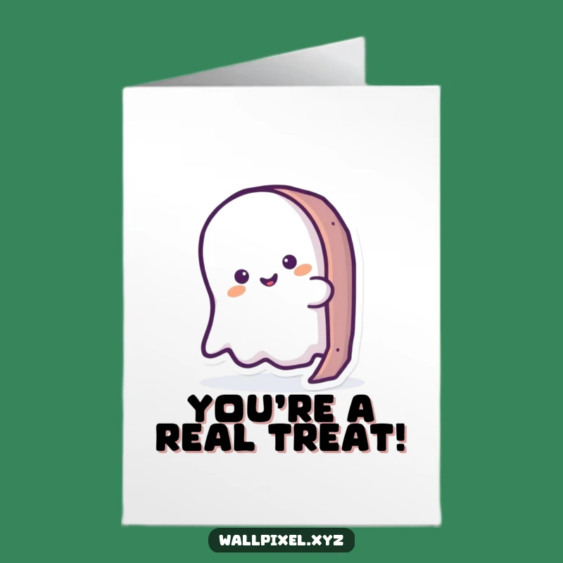 Free Printable Ghost Congratulations Card: Pixel Peek Surprise Downloadable for Any Win