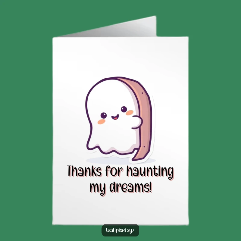 Free Printable Ghost Thank You Card: Pixel Peek Downloadable for a Grateful Game