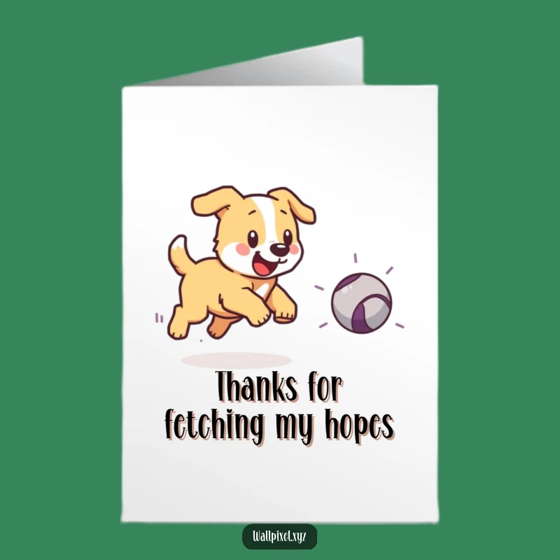 Free Printable Thank You Card: Pixel Dog's Thanks - Funny Downloadable Gift for Kindness