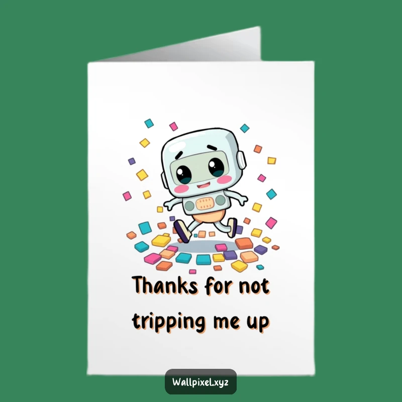 Free Printable Thank You Card: Retro Tripper Thanks, Clumsy Funny Downloadable