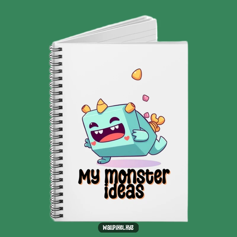 Funny Monster Tumble Notebook - Goofy Artist's Journal