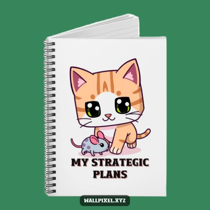 Funny Pixel Cat Notebook: Playful Journal for Cat Lovers Gift
