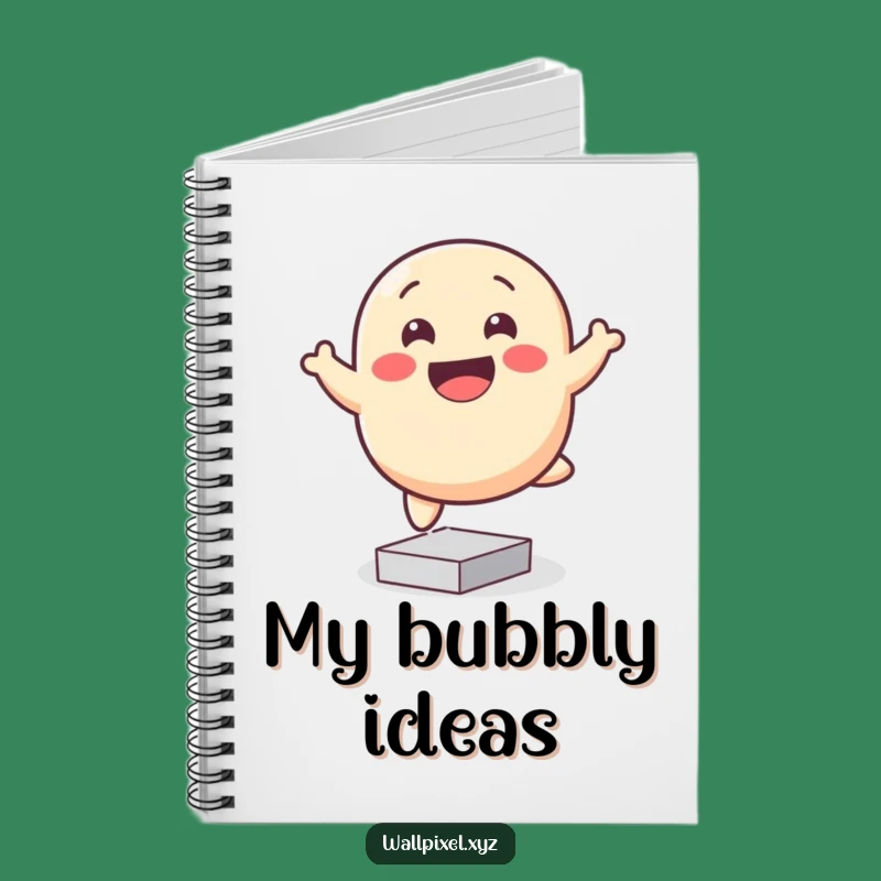 Funny Pixel Blob Notebook: Cheerful Journal for Happy Ideas Gift