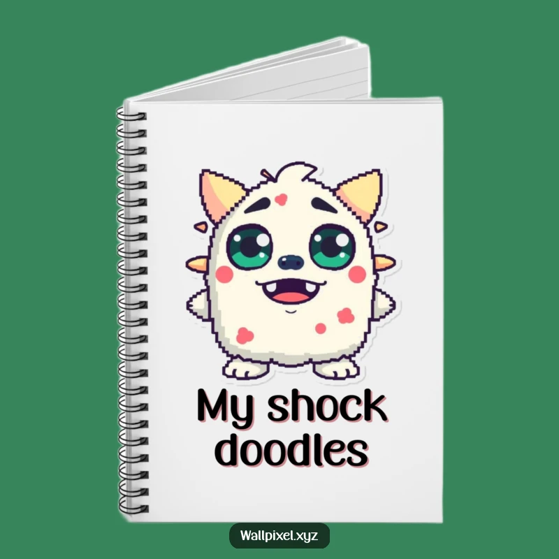 Funny Pixel Monster Notebook: Jot Down Surprises in This Blocky Eyed Journal