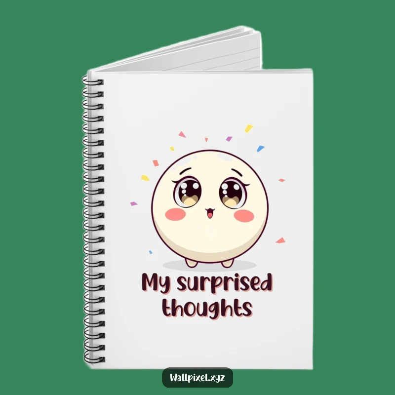 Funny Pixel Surprise Confetti Notebook - Party Planner's Journal