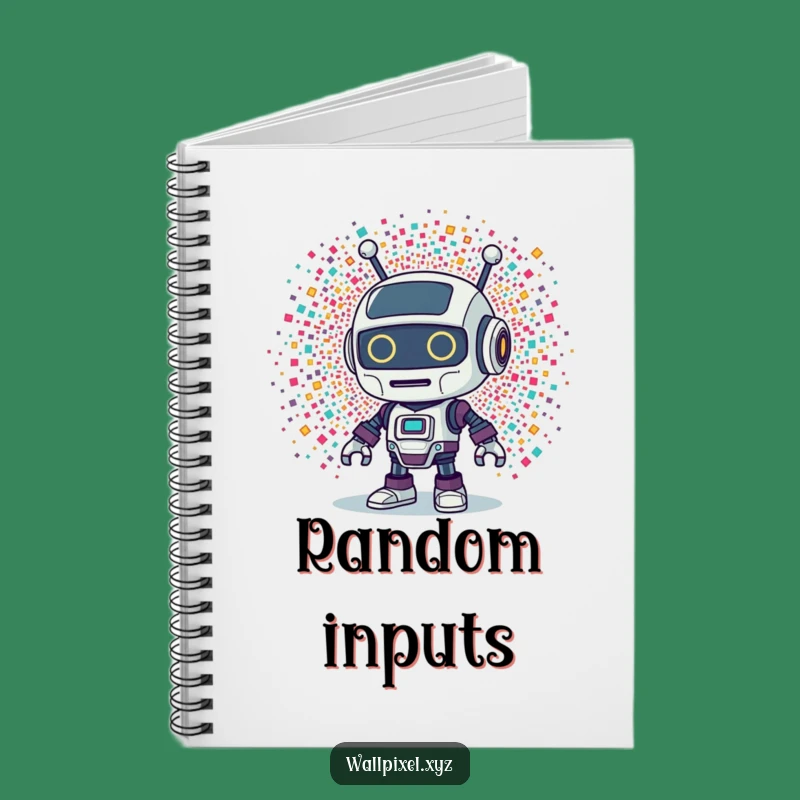 Funny Retro Robot Notebook: Hilarious Journal for Techies and Dreamers