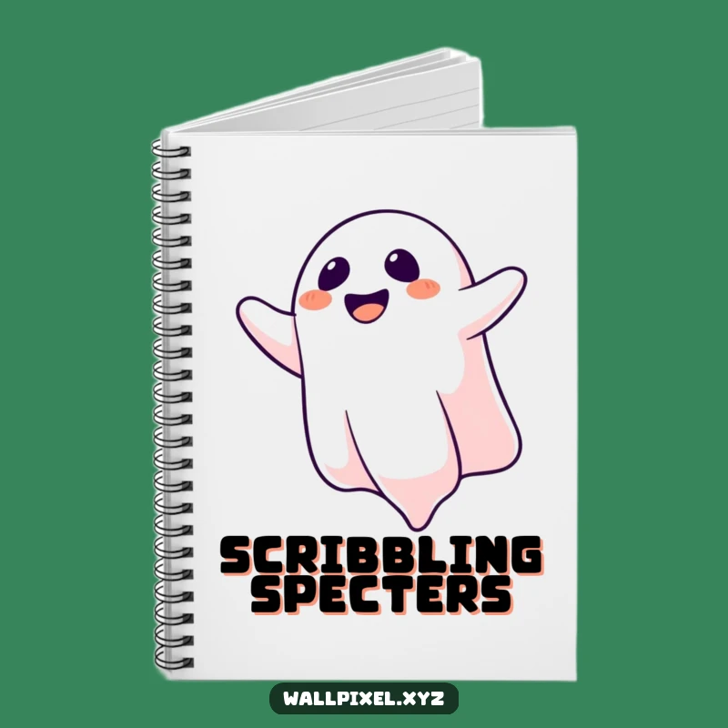 Funny Pixel Ghost Notebook: Jot Down Spooky Ideas with Laughter