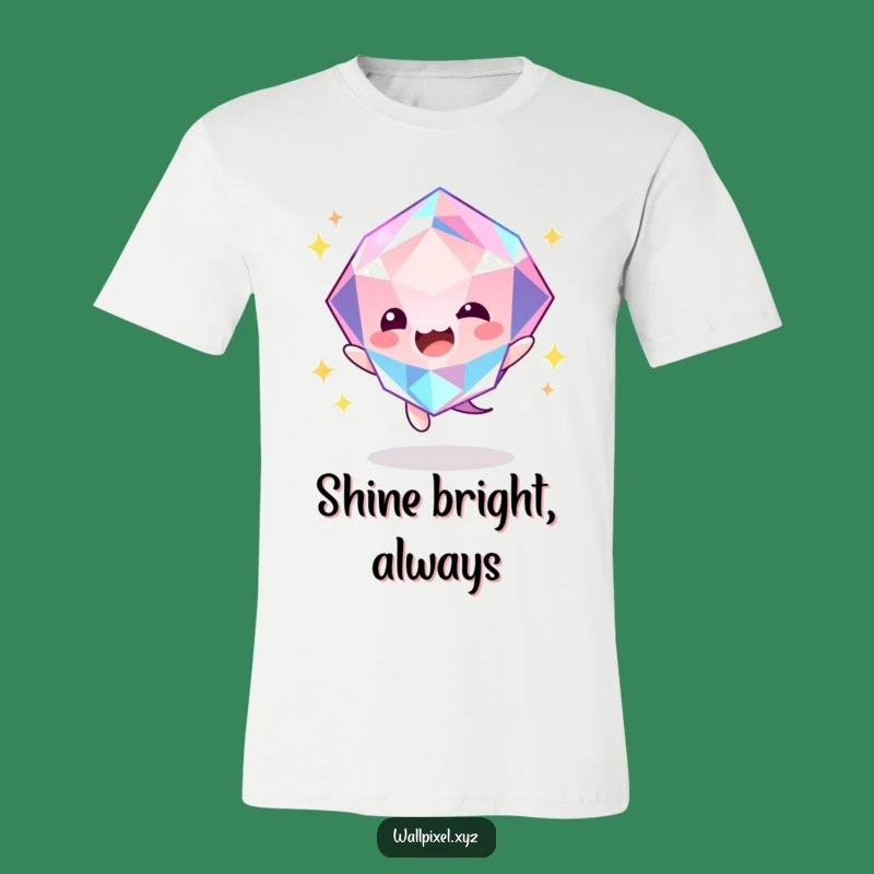 Funny Gem Bounce T-Shirt: Energetic Sparkle Tee, the Ultimate Funny Gift