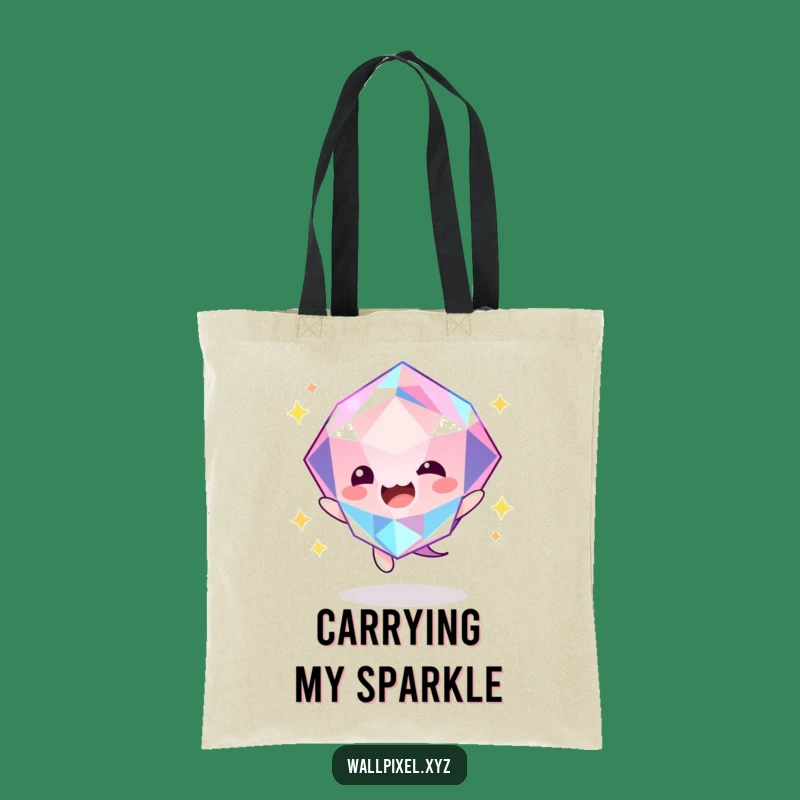Funny Gem Bounce Tote Bag: Carry Your Sparkle, a Practical Funny Gift