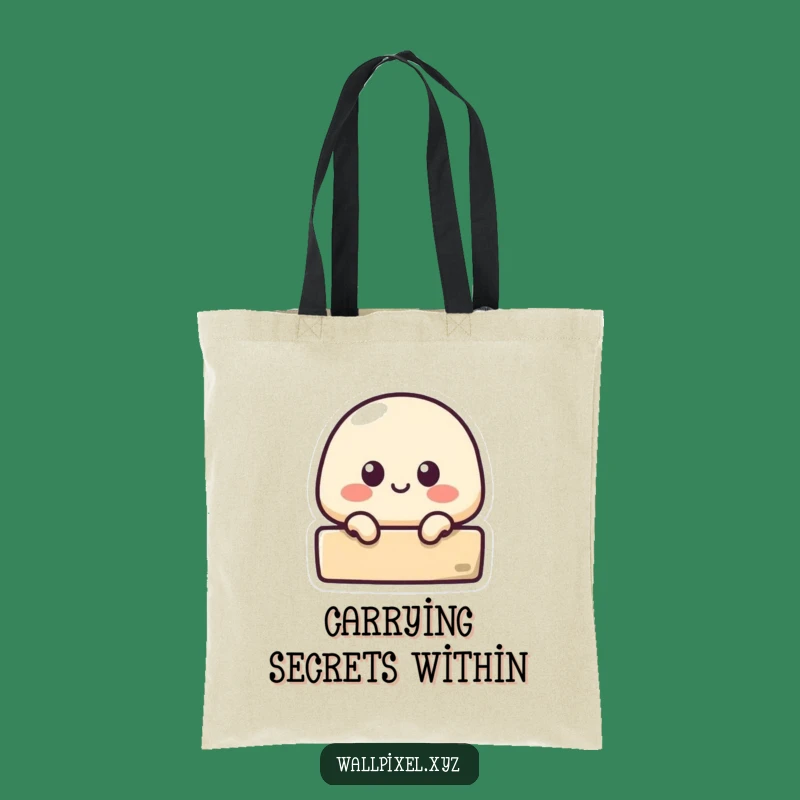 Funny Pixel Blob Carry-All Tote Bag: Your Quirky Shopping Companion Gift