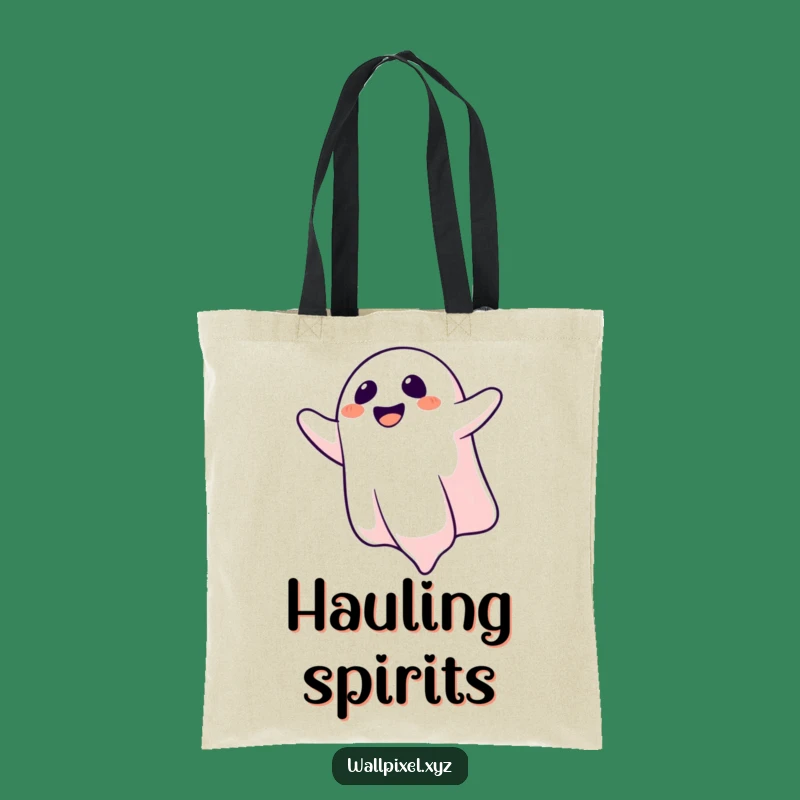 Funny Ghostly Fun Tote Bag: Carry Your Laughs with Spooky Charm